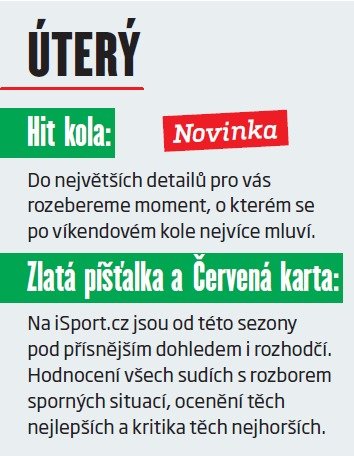 Program Synot ligy na iSport.cz v úterý