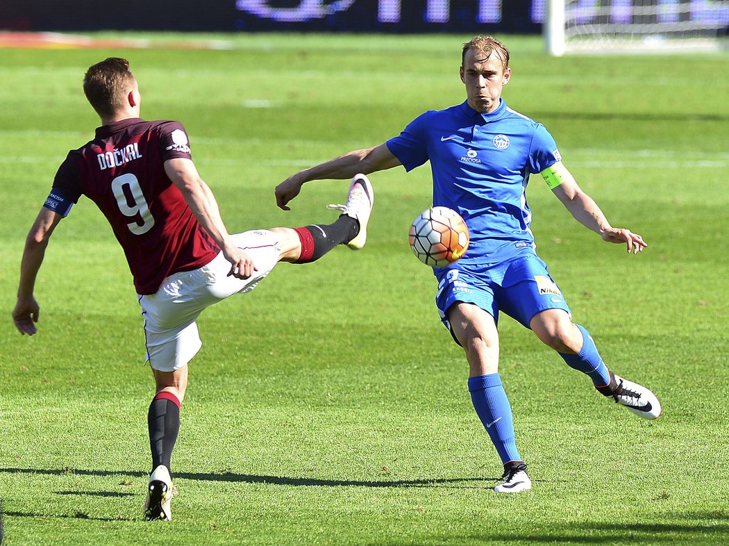 Sparťanský fotbalista Bořek Dočkal se proti Liberci v utkání Synot ligy blýskl třemi asistencemi.