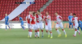 CELÝ SESTŘIH: Další výhra pro Slavii! Doma porazila Baník 3:1