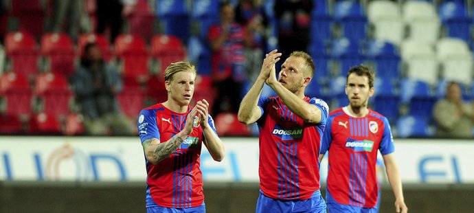 František Rajtoral a Daniel Kolář po utkání s Boleslaví