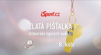 ZLATÁ PÍŠŤALKA: Penalta v Plzni? Chyba! Výborný sudí řídil derby