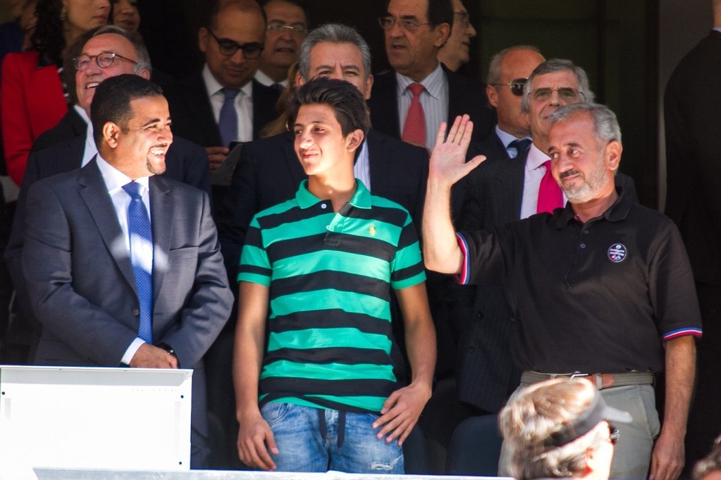 Osama Abdul Mohsen se syny se podívali na utkání Realu Madrid