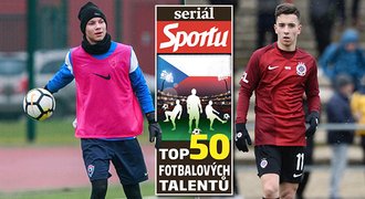 TOP 50 talentů: Nadějní brankáři i objev, který už dal gól za áčko Sparty