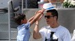 Klobouk je můj! Cristiano junior se svým otcem, hvězdným hráčem Madridu Cristianem Ronaldem