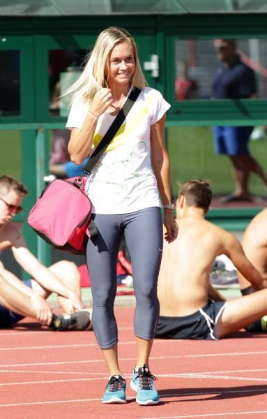 Klára Zakopalová, jedna z nejlepších českých tenistek, sledovala trénink českých fotbalistů po porážce s Arménií
