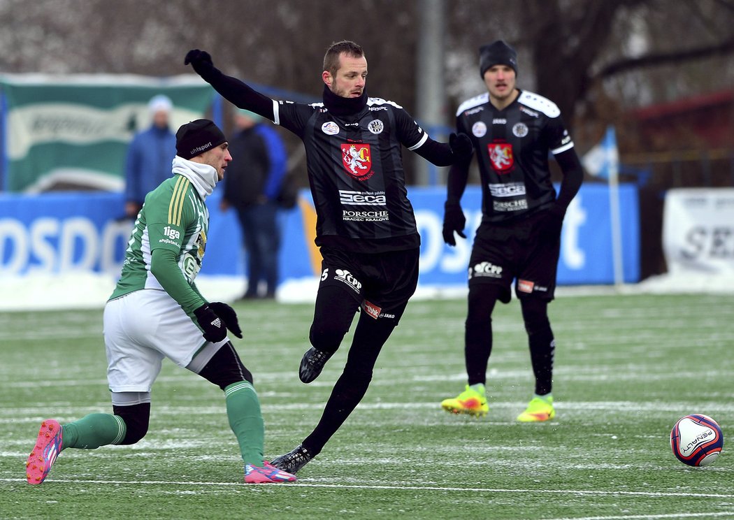 Jevgenij Kabajev vstřelil jeden z gólů Bohemians v duelu s Hradcem Králové v rámci Tipsport ligy.