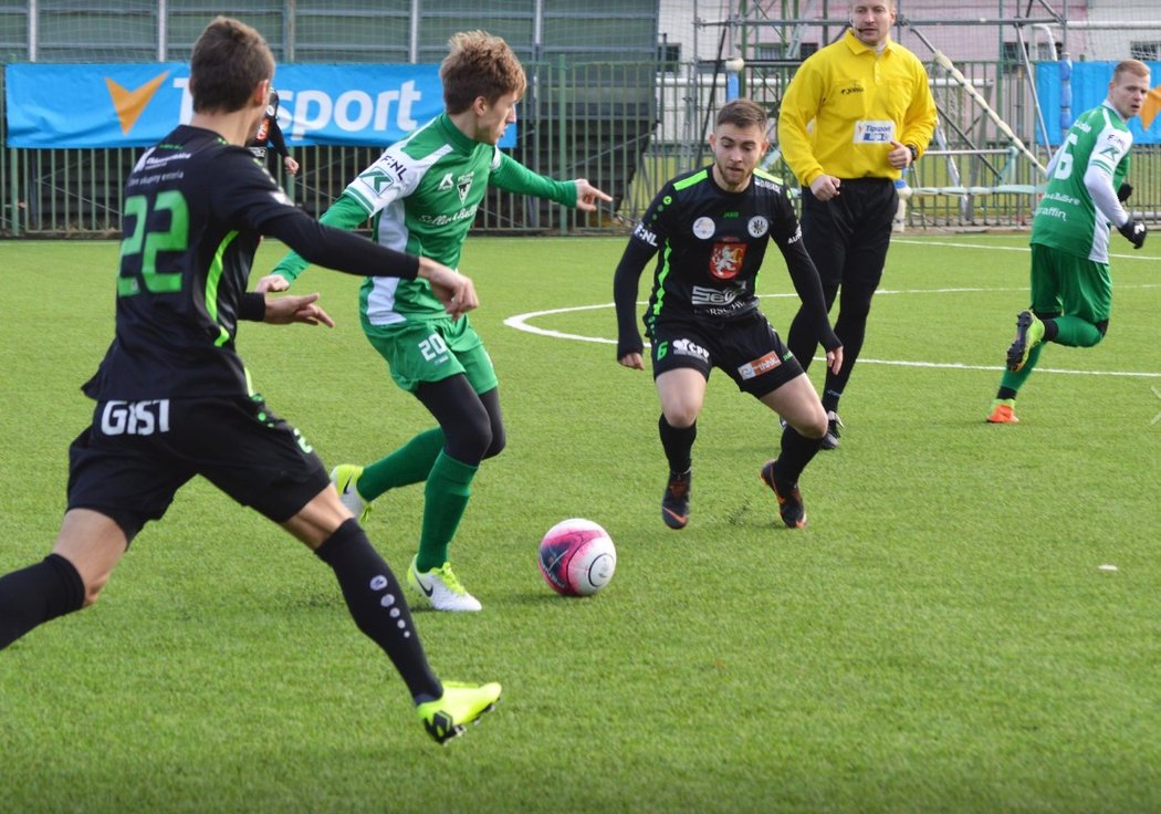 Zápas Tipsport ligy mezi Hradcem Králové a Vlašimí skončil 1:2