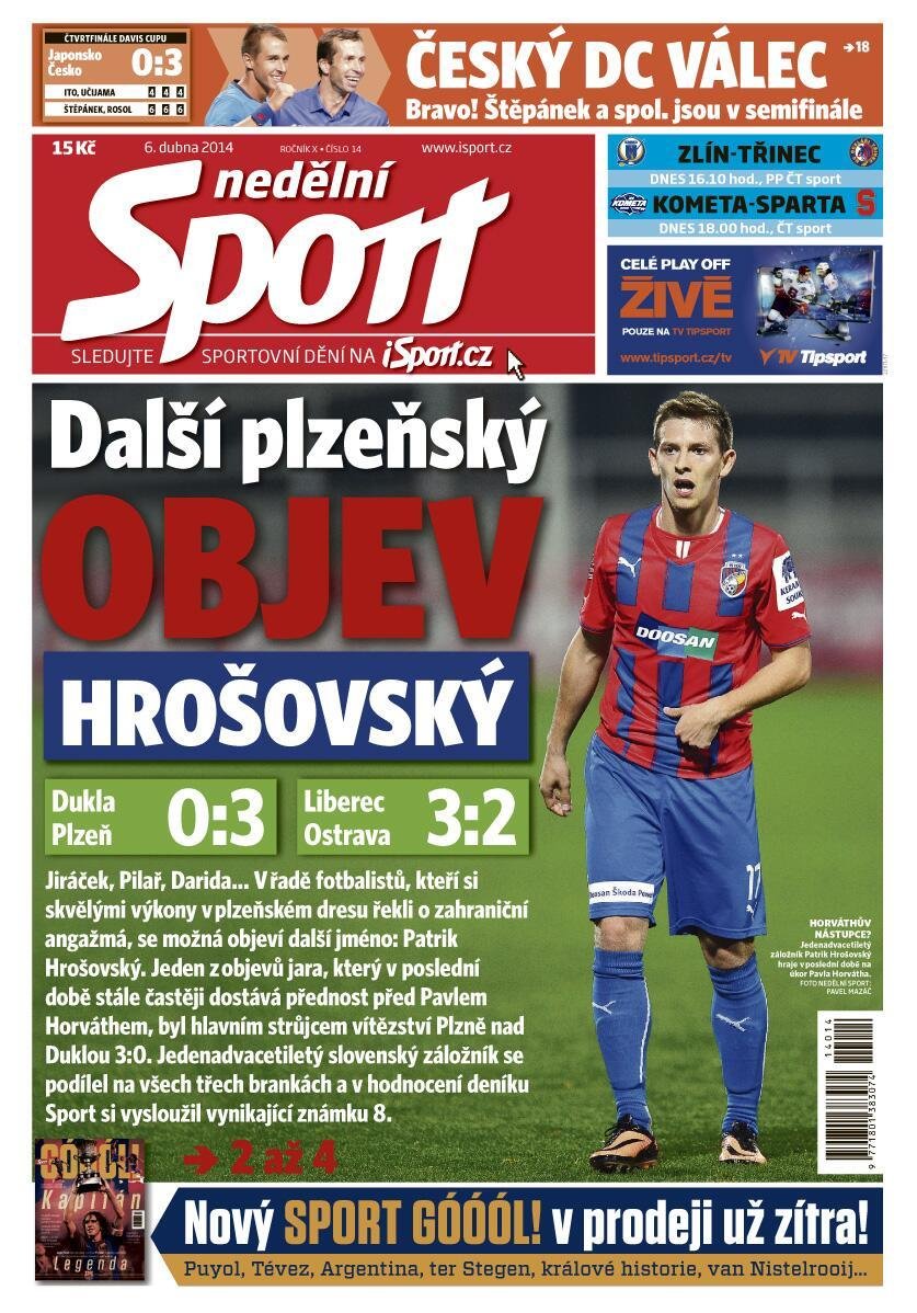 Nedělní Sport 6. 4. 2014