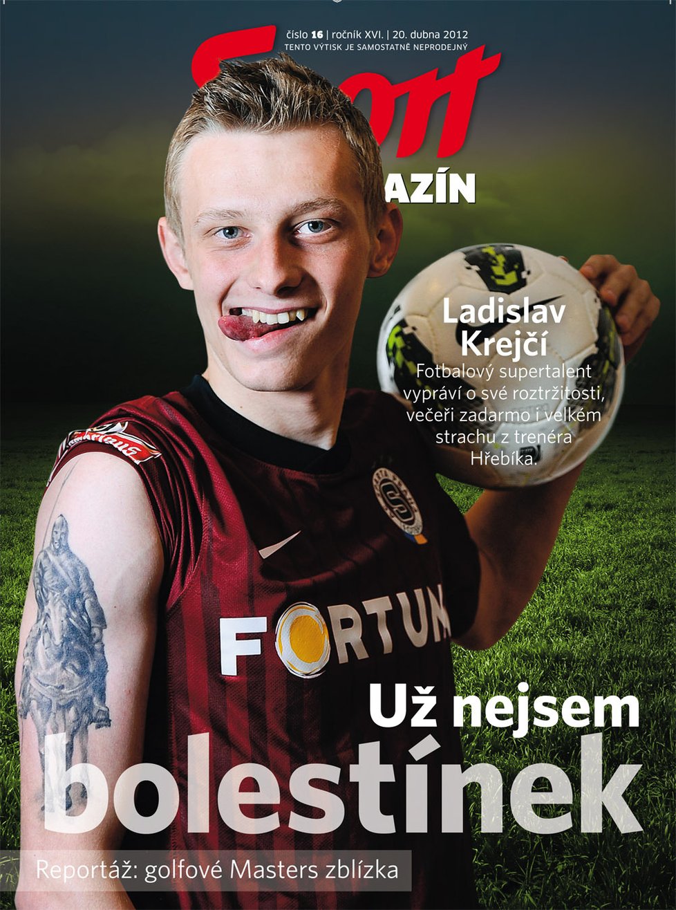 Sparťanský záložník Ladislav Krejčí v exkluzivním rozhovoru pro páteční Sport Magazín