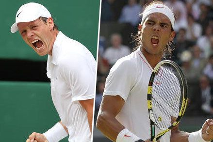 Český tenista Tomáš Berdych vyzve ve finále Wimbledonu světovou jedničku Rafaela Nadala