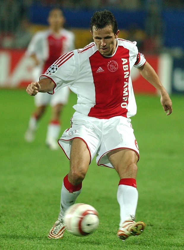 Tomáš Galásek v dresu Ajaxu Amsterdam Tomáš Galásek v dresu Ajaxu Amsterdam