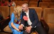 Bývalý fotbalista Tomáš Řepka se na premiéře muzikálu Rocky objevil s novou přítelkyní Kateřinou Kristelovou.