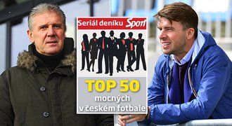 TOP 50 mocných českého fotbalu: Chovanec, šíbr z šedé zóny i Grygera