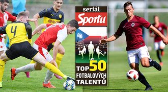 TOP 50 talentů: další klenot Slovácka, nástupce Kadeřábka i zlobivé dítě