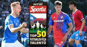 TOP 50 talentů: Jediný gólman, Viktoria předčila „S“. A vítězem je...