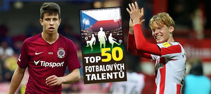 Deník Sport tradičně vybral TOP 50 fotbalových talentů. Podívejte se na pořadí největších fotbalových nadějí od 10. do 1. místa