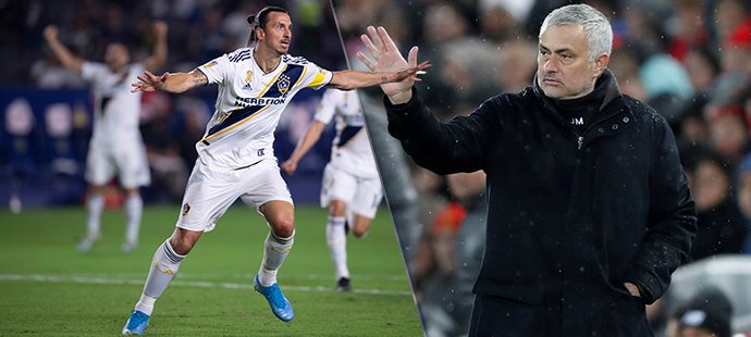 Švédský útočník Zlatan Ibrahimovic by mohl po skončení angažmá v MLS posílit Tottenham, kam do role trenéra nastoupil José Mourinho