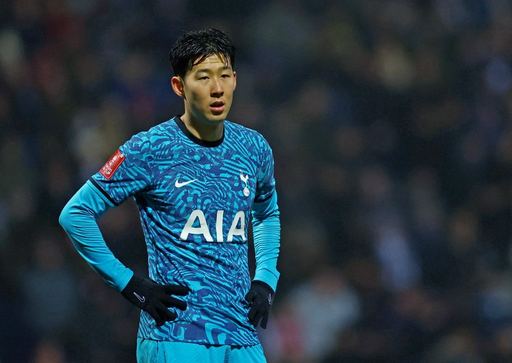 Heung-min Son v dresu Tottenhamu