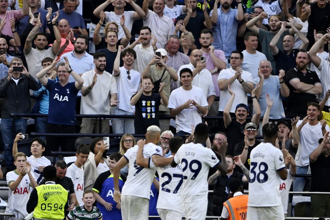 Tottenham doma po pěti letech zdolal Manchester United