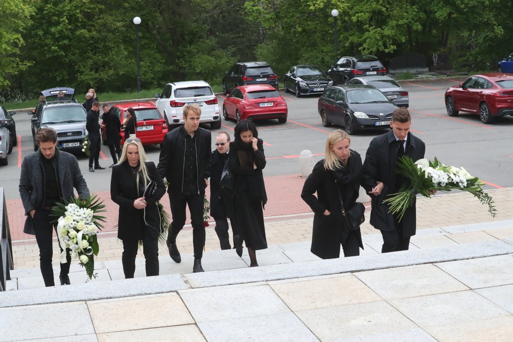 David Pavelka či Lukáš Pokorný, Šuralovi bývalí spoluhráči z Liberce, na posledním rozloučení s Josefem