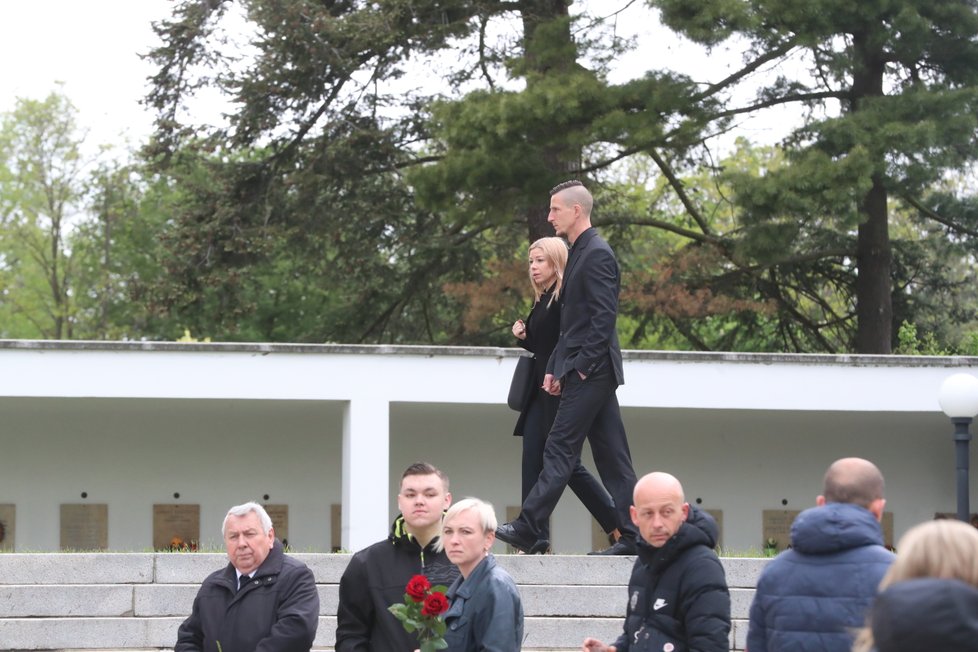 Jiří Fleišman na rozloučení s Josefem Šuralem