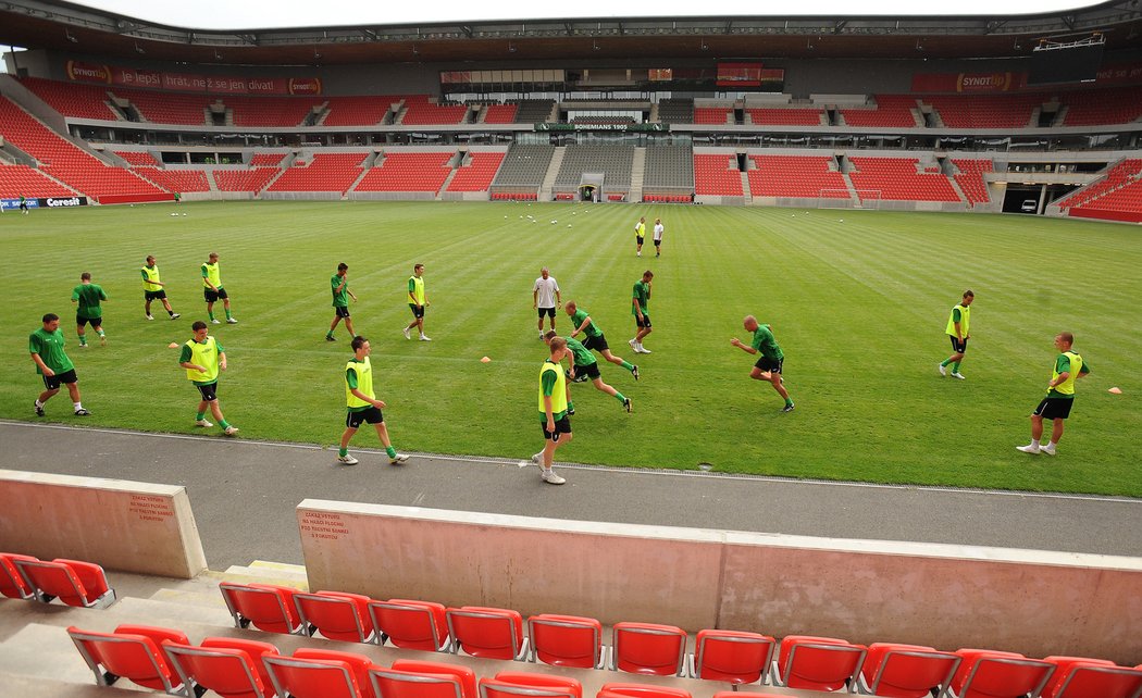 Trénink Bohemians 1905 v Edenu