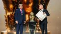 Prezident USA Donald Trump a prezident FIFA Gianni Infantino Prezident USA Donald Trump a prezident FIFA Gianni Infantino