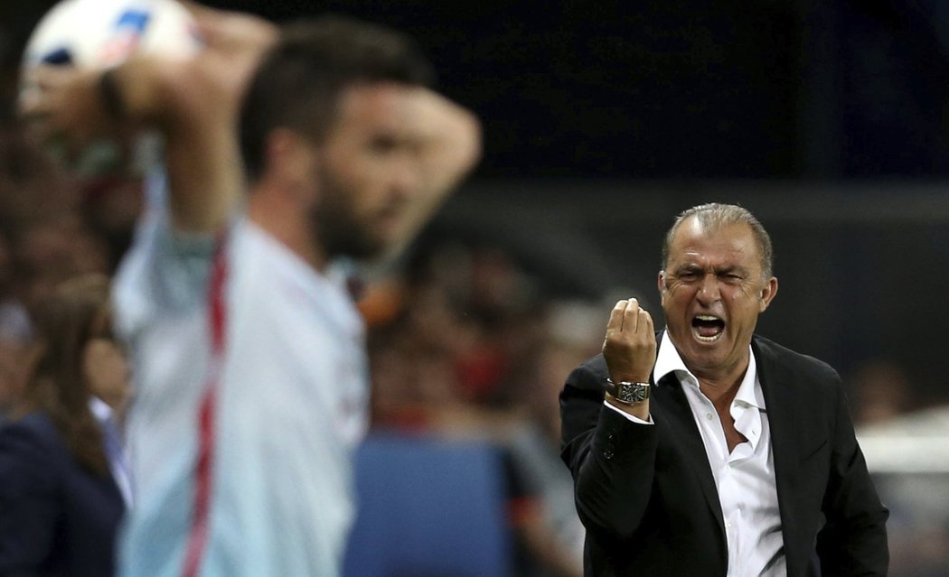 Kouč Turecka Fatih Terim byl z výkonu svých svěřenců proti Španělsku hodně rozmrzelý