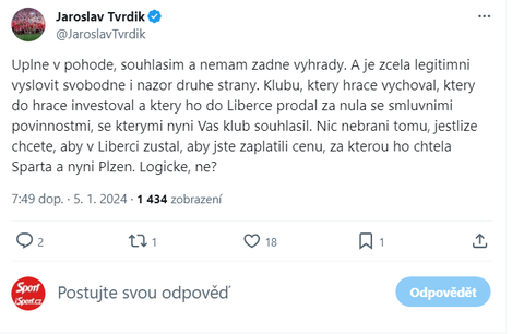 Twitterová diskuze šéfů Slavie a Slovanu