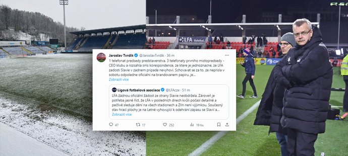 Tvrdík pálí do LFA: Slavia žádala odklad, po reakci chce změnu vedení