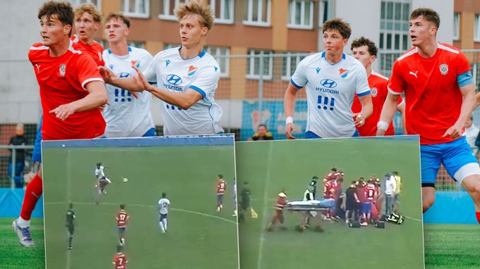 Další nedohraný zápas: brutální kop do hlavy, hráč Zbrojovky skončil v bezvědomí Další nedohraný zápas: brutální kop do hlavy, hráč Zbrojovky skončil v bezvědomí