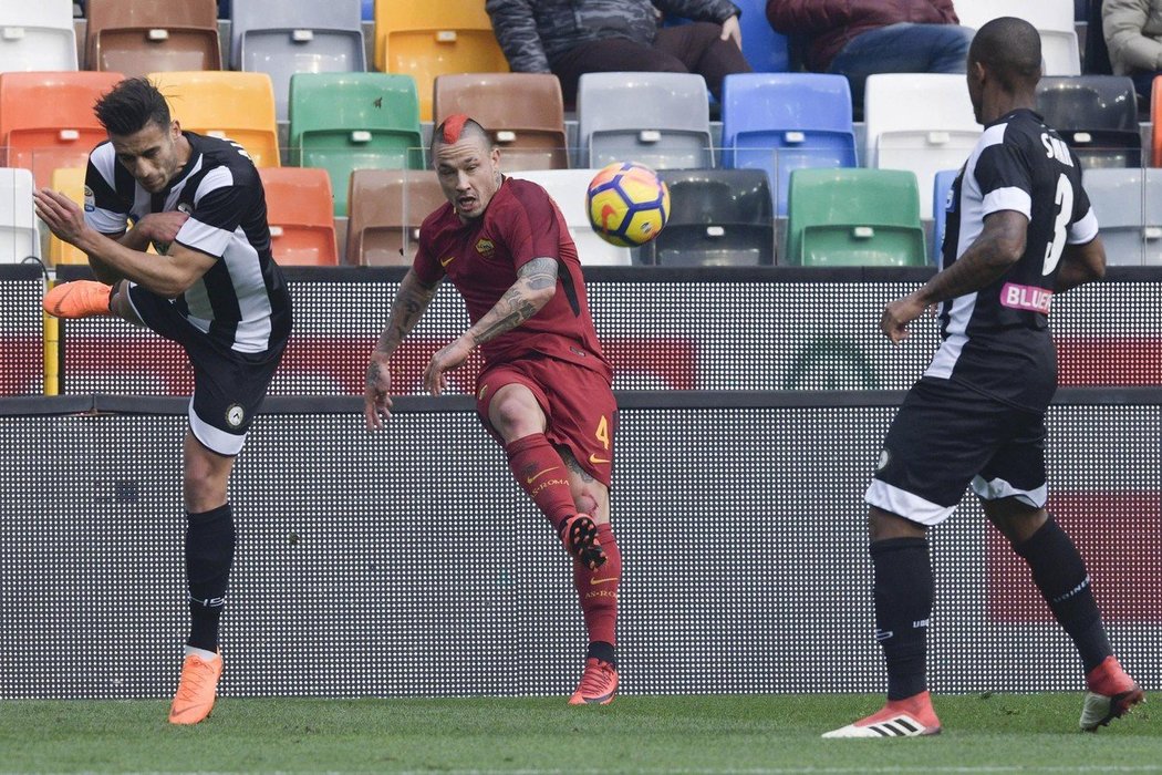 Fotbalisté Udine nestačili na vlastním hřišti na AS Řím