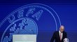 Šéf FIFA Gianni Infantino na kongresu UEFA