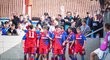 Hráči plzeňské U19 slaví gól proti Bayernu