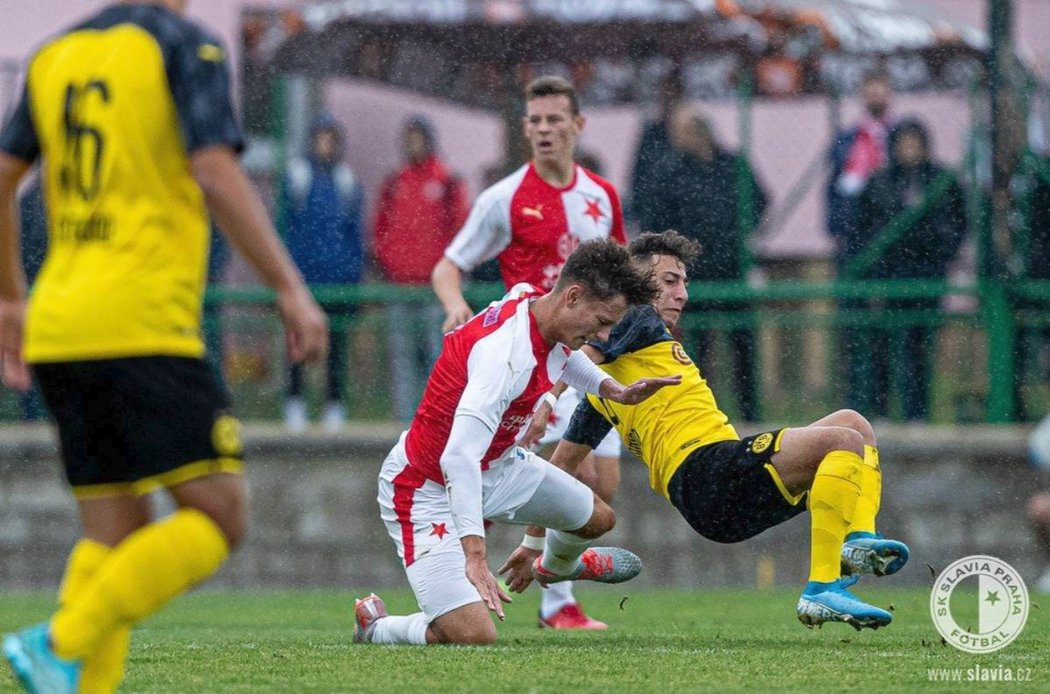 Výběr Slavie do 19 let porazil v UEFA Youth League Dortmund 1:0