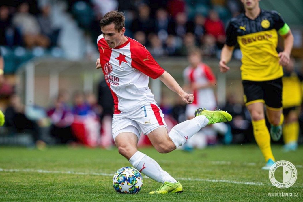 Výběr Slavie do 19 let porazil v UEFA Youth League Dortmund 1:0