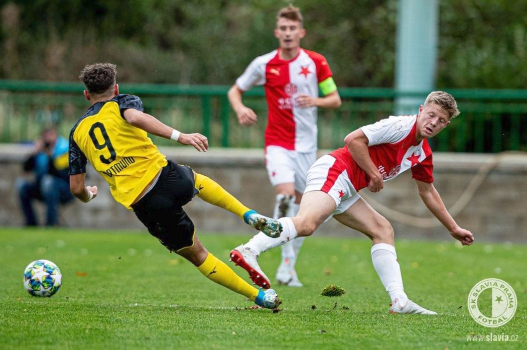 Výběr Slavie do 19 let porazil v UEFA Youth League Dortmund 1:0