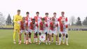 Slávistická U19 před utkáním proti Bilbau