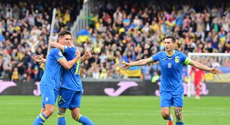 Ukrajina - Makedonie 2:0. Výhra na Letné, druhé místo si zpět vzali Italové