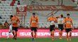 Fotbalisté Šachtaru během přátelského zápasu proti Antalyasporu na turné po Evropě