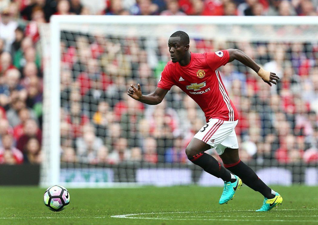 Eric Bailly v akci za Manchester United