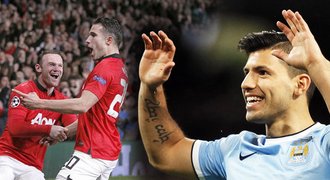ANKETA: Bitva o Manchester! Vyberte TOP sestavu z hráčů United a City
