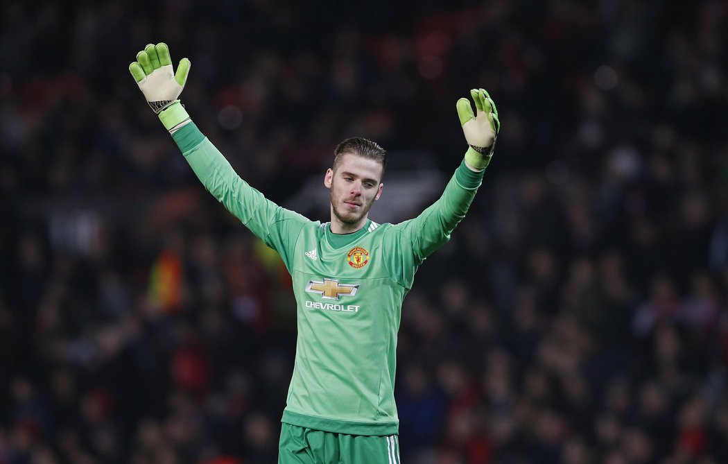 Brankář Manchesteru United a Španělska David de Gea