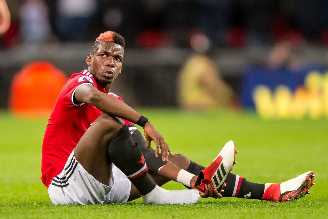 Záložník Paul Pogba v United nenaplňuje očekávání