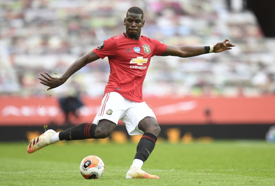 Záložník Manchesteru United Paul Pogba