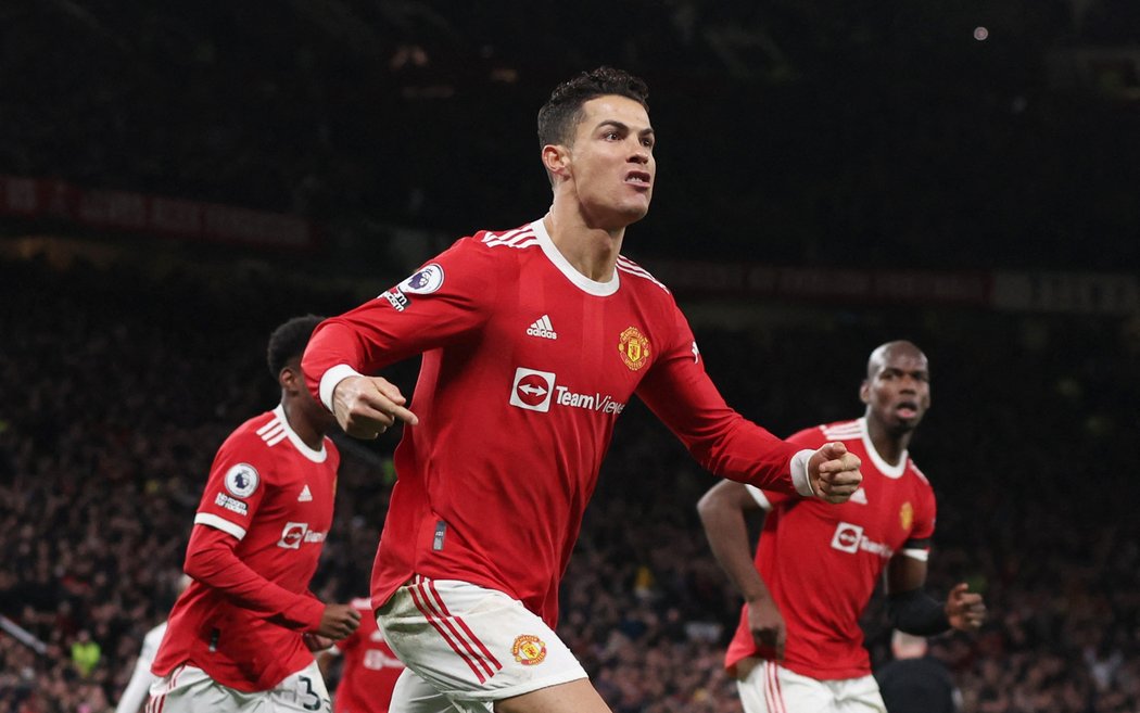 Hvězda Manchesteru United Cristiano Ronaldo