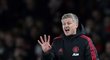 Trenér Manchesteru United Ole Gunnar Solskjaer v utkání s Burnley