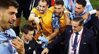Uruguay se zlobí, chtěla penalty: Přišli jsme o naději. Karma za Suáreze?