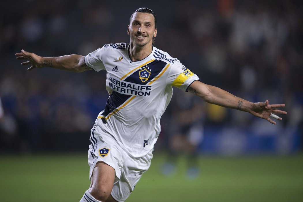 Zlatan Ibrahimovic dalším hattrickem posunul klubový rekord LA Galaxy