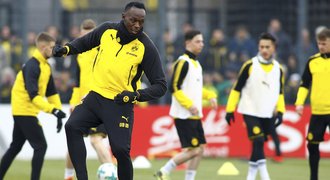 Fotbalista Bolt má smůlu. Šikovný, ale už se nezlepší, řekl kouč Dortmundu